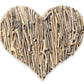 Heart made from Driftwood, wall hanging 70cm x 70cm