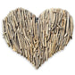 Heart made from Driftwood, wall hanging 70cm x 70cm
