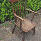 Antique High Back Grandad Carver Chair