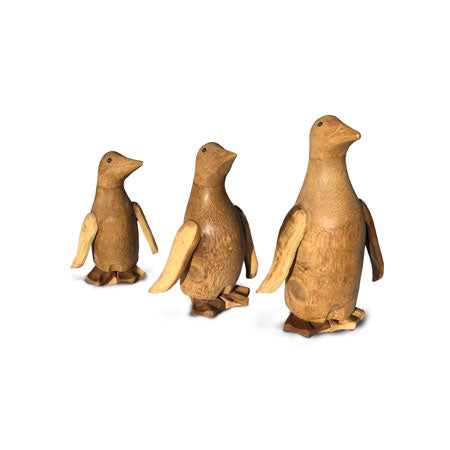 wooden penguin ornament