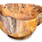 Hand made large root fruit bowl, high sided