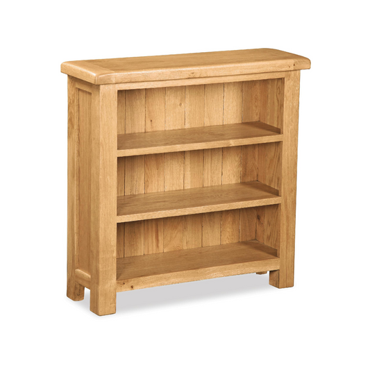 sussex oak low bookcase 
